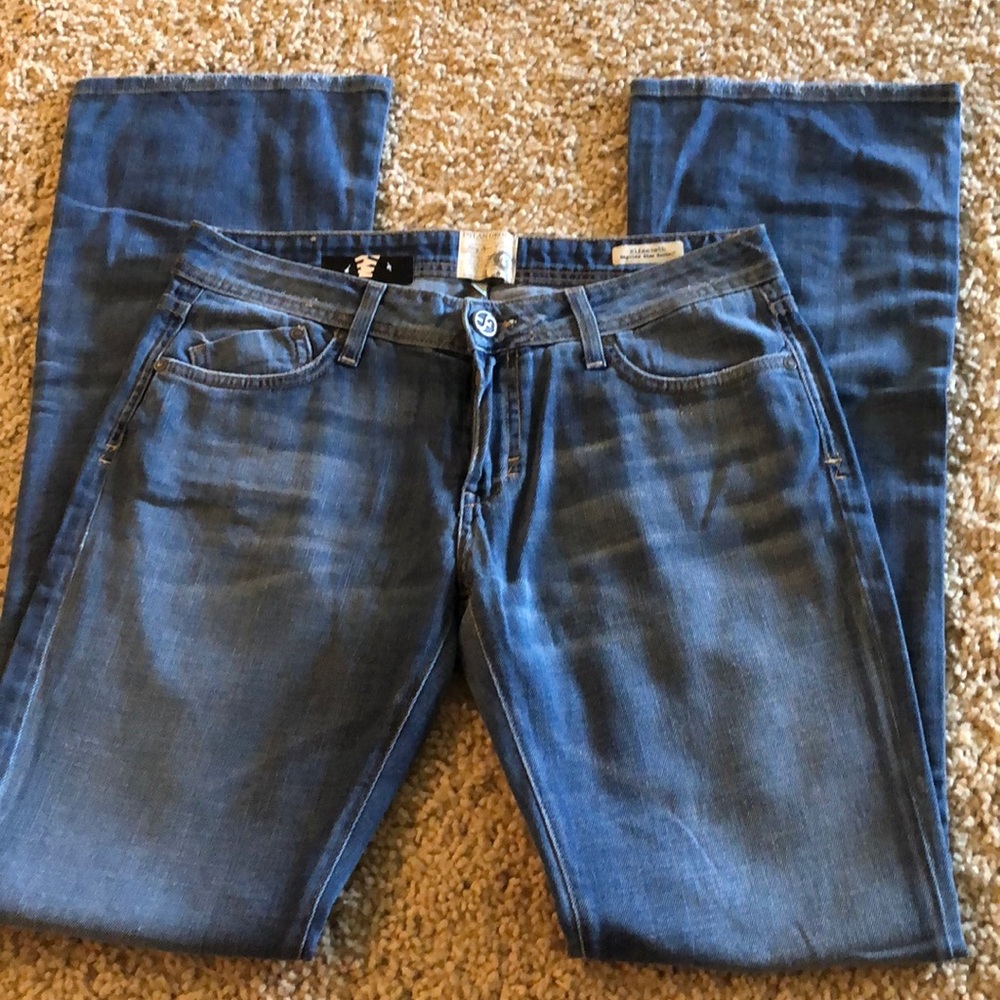 NEW Dylan George faded Super Soft Boot Cut Jeans